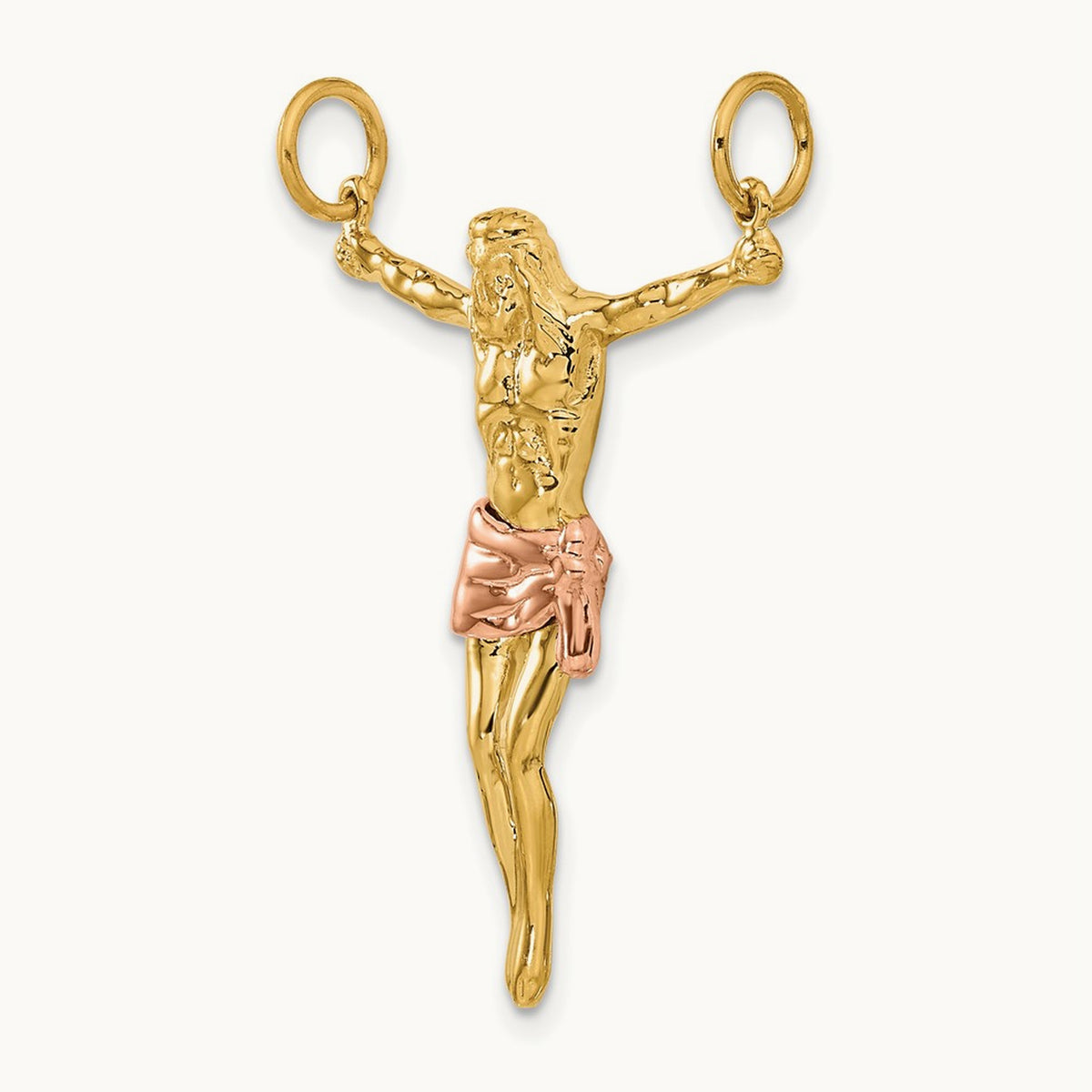Corpus Pendant, 14K Two-tone Rose