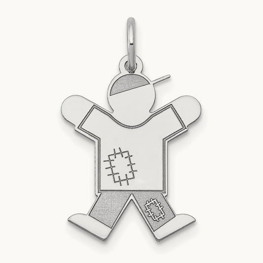 Kid Charm, 14K White Gold
