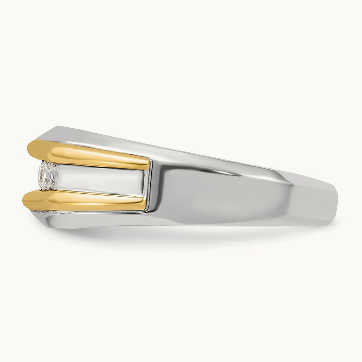 5 Stone Men's Ring, 0.25 ct tw Lab-Grown Diamond