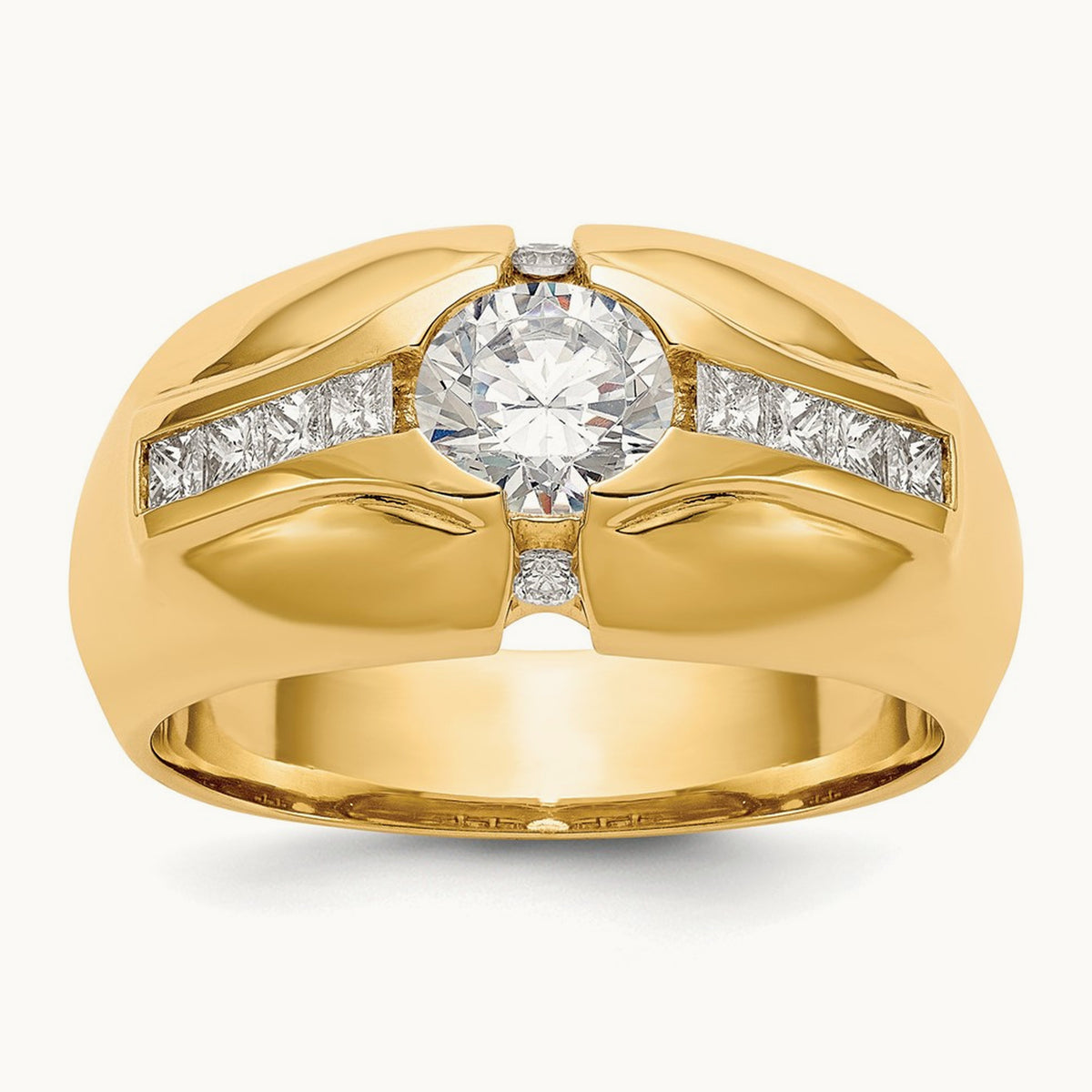 Men's Ring, 1.00 ct tw Lab-Grown Diamond