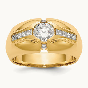 Men's Ring, 1.00 ct tw Lab-Grown Diamond
