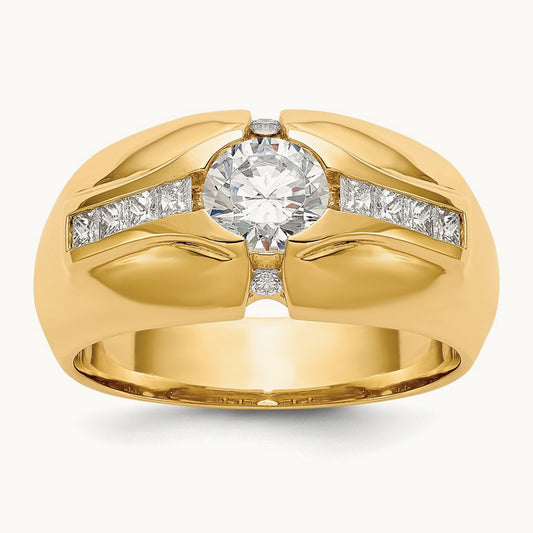 Men's Ring, 1.00 ct tw Lab-Grown Diamond