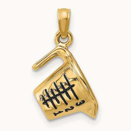 w/ Enamel 3-D Measuring Cup Charm, 14K