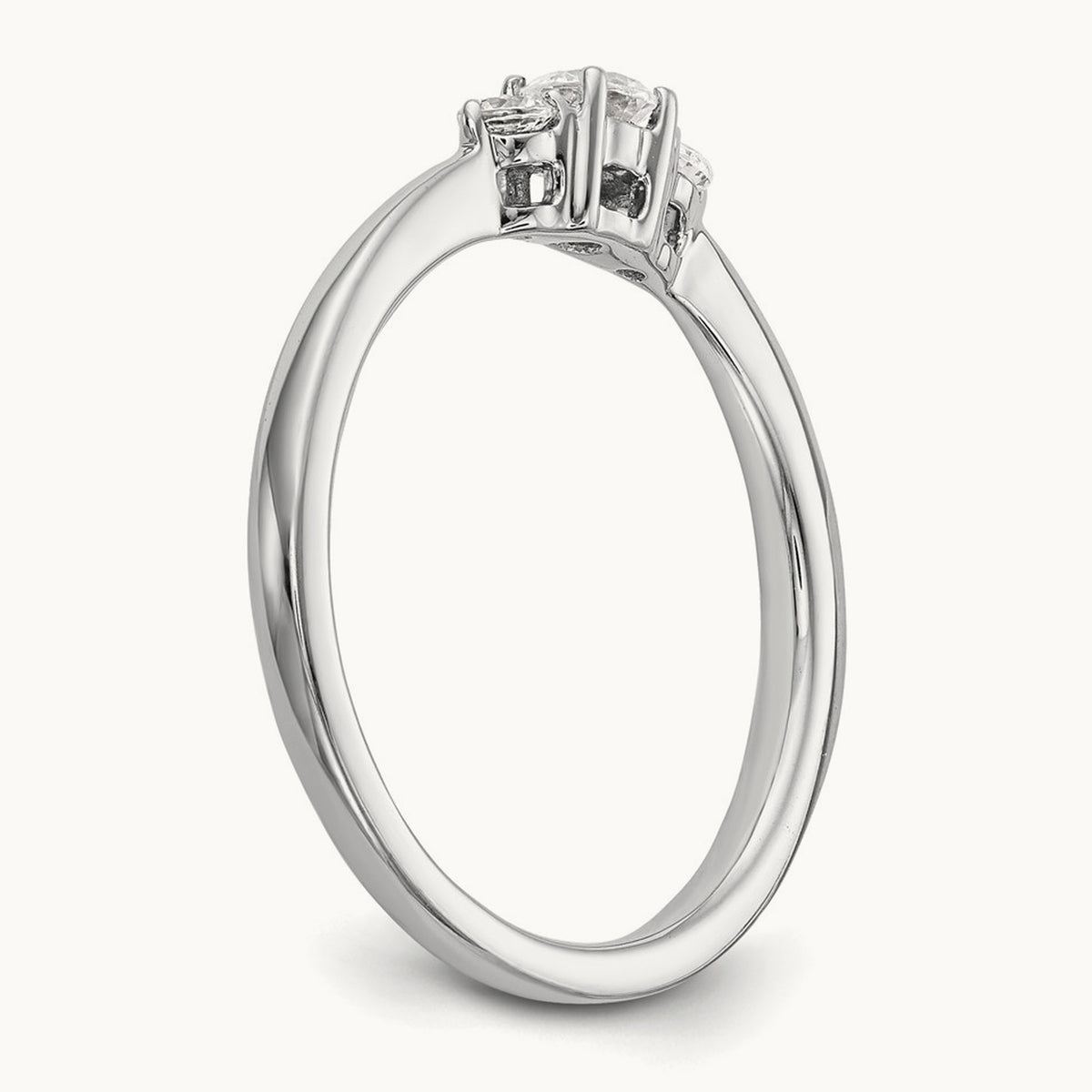 First Promise Complete Diamond Promise/Engagement Ring, 14K White Gold