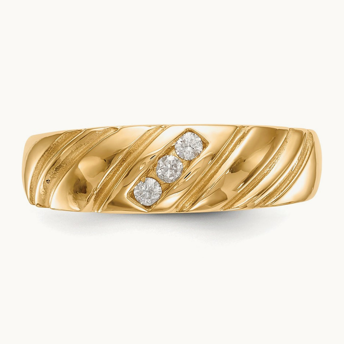Diamond Men's Band, 14K