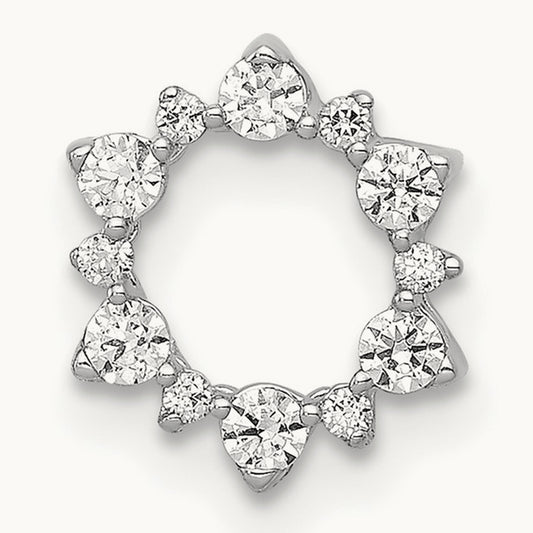 Diamond Fancy Circle Chain Slide — 9mm