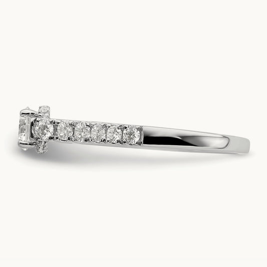 Petite Engagement Ring, 1.00 ct tw Lab-Grown Diamond
