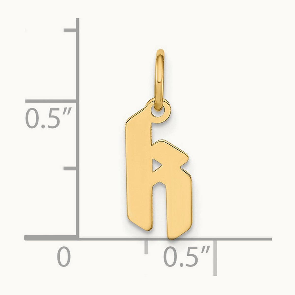 Lowercase Initial Pendant — K