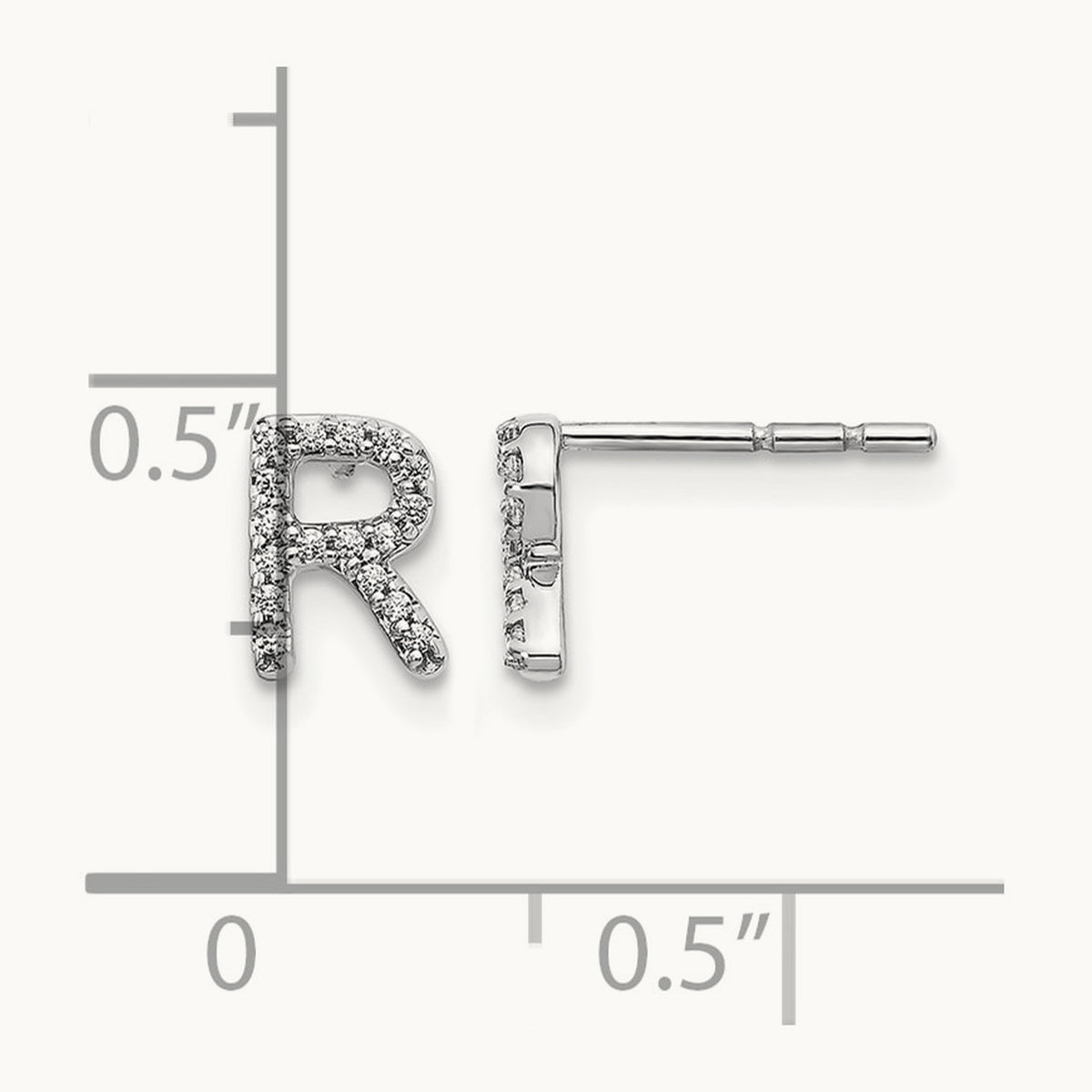 Diamond Earrings — 7mm, R