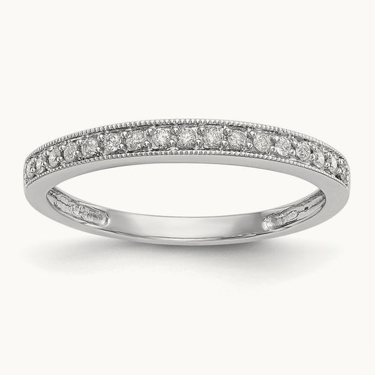 Diamond Band, 14K White Gold
