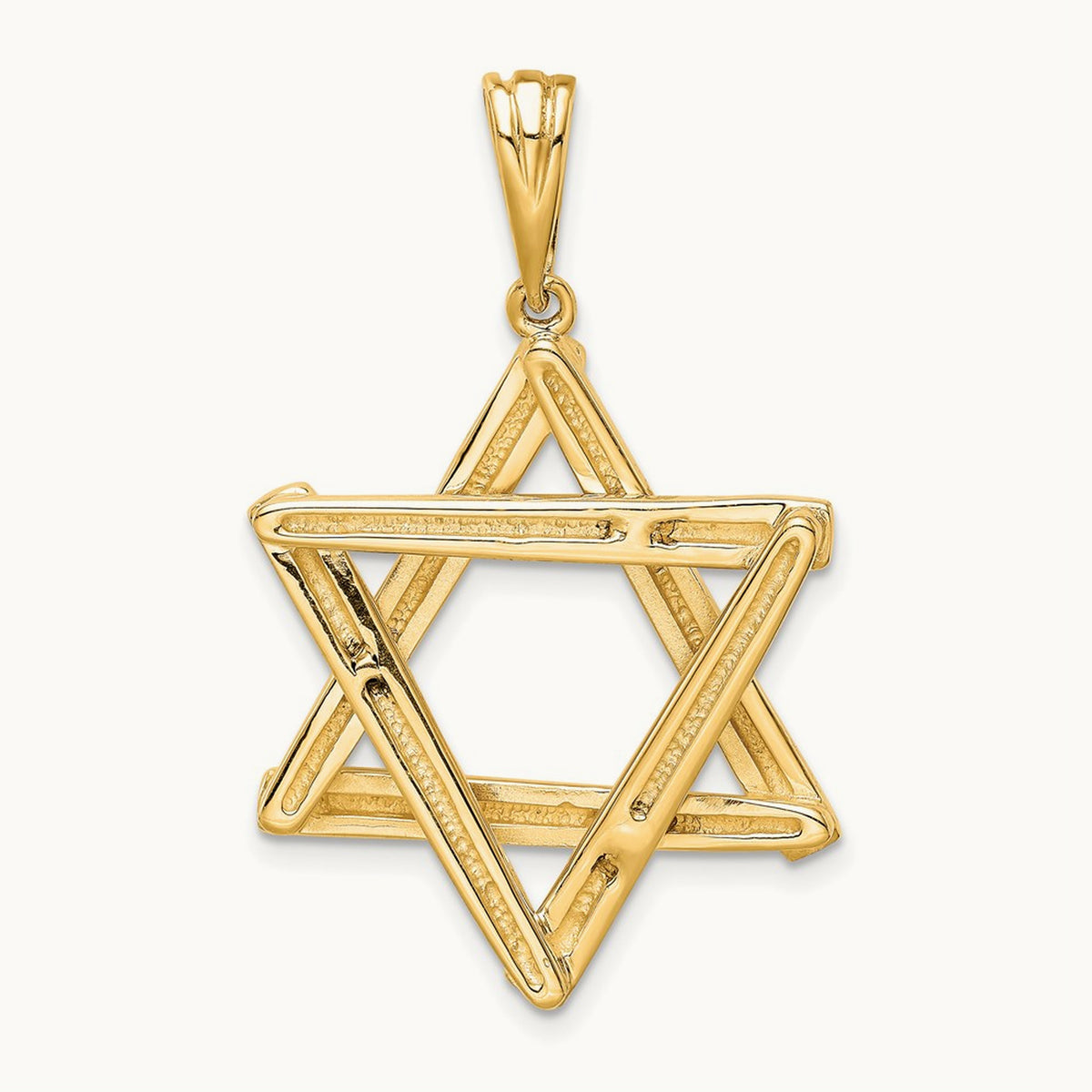 Star of David Pendant, 14K