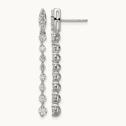 Dangle Post Earrings, 1.00 ct tw Lab-Grown Diamond