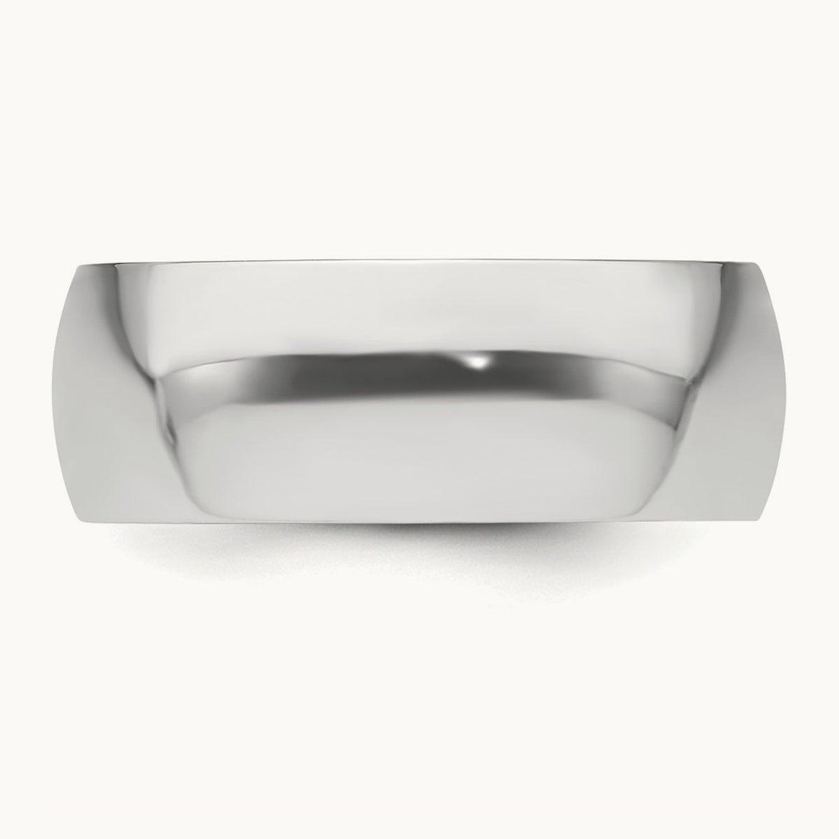 Half-Round Featherweight Band — 8mm