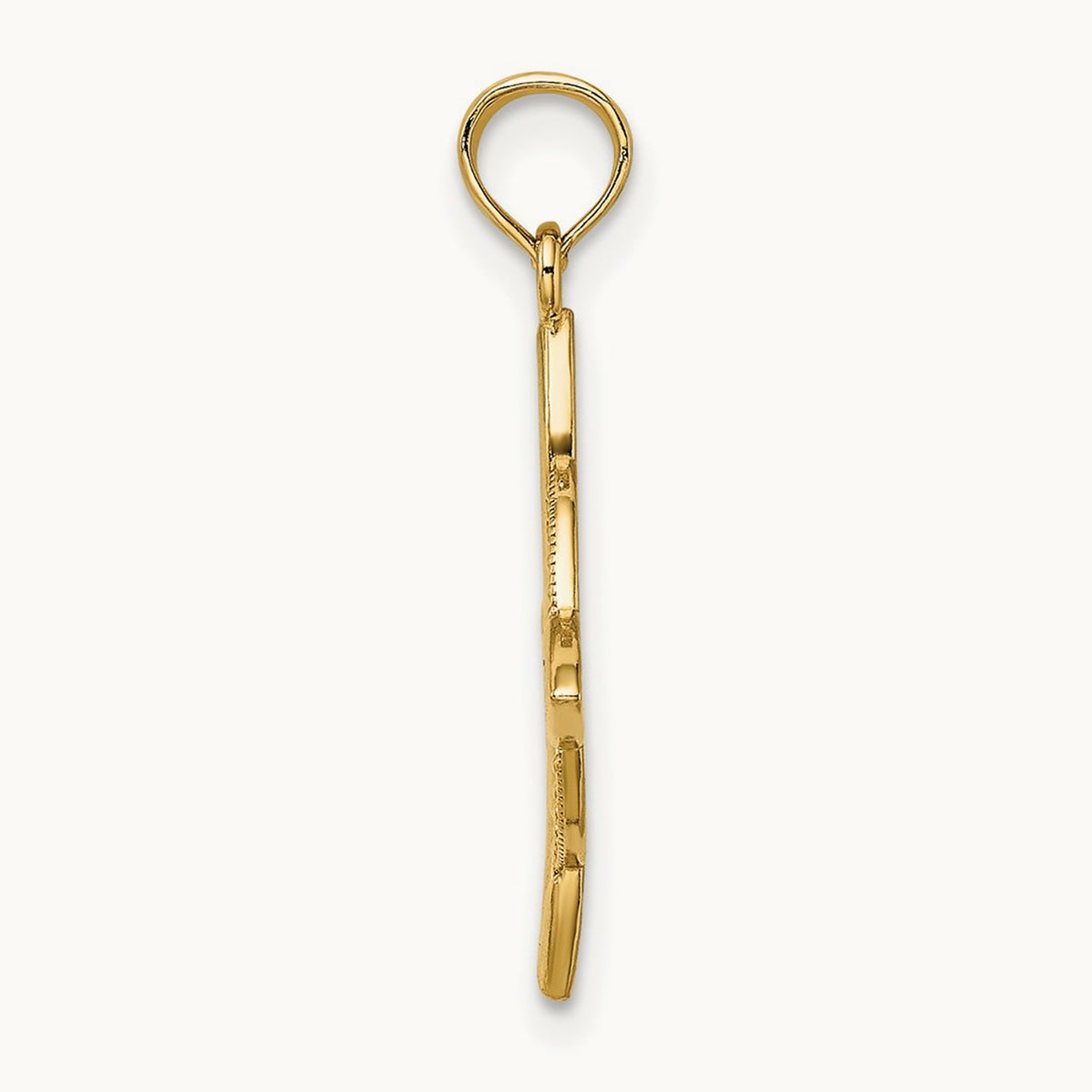 Small Celtic Eternity Knot Charm — 14K Yellow Gold