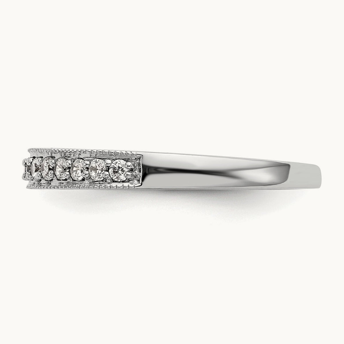 Diamond Band, 14K White Gold
