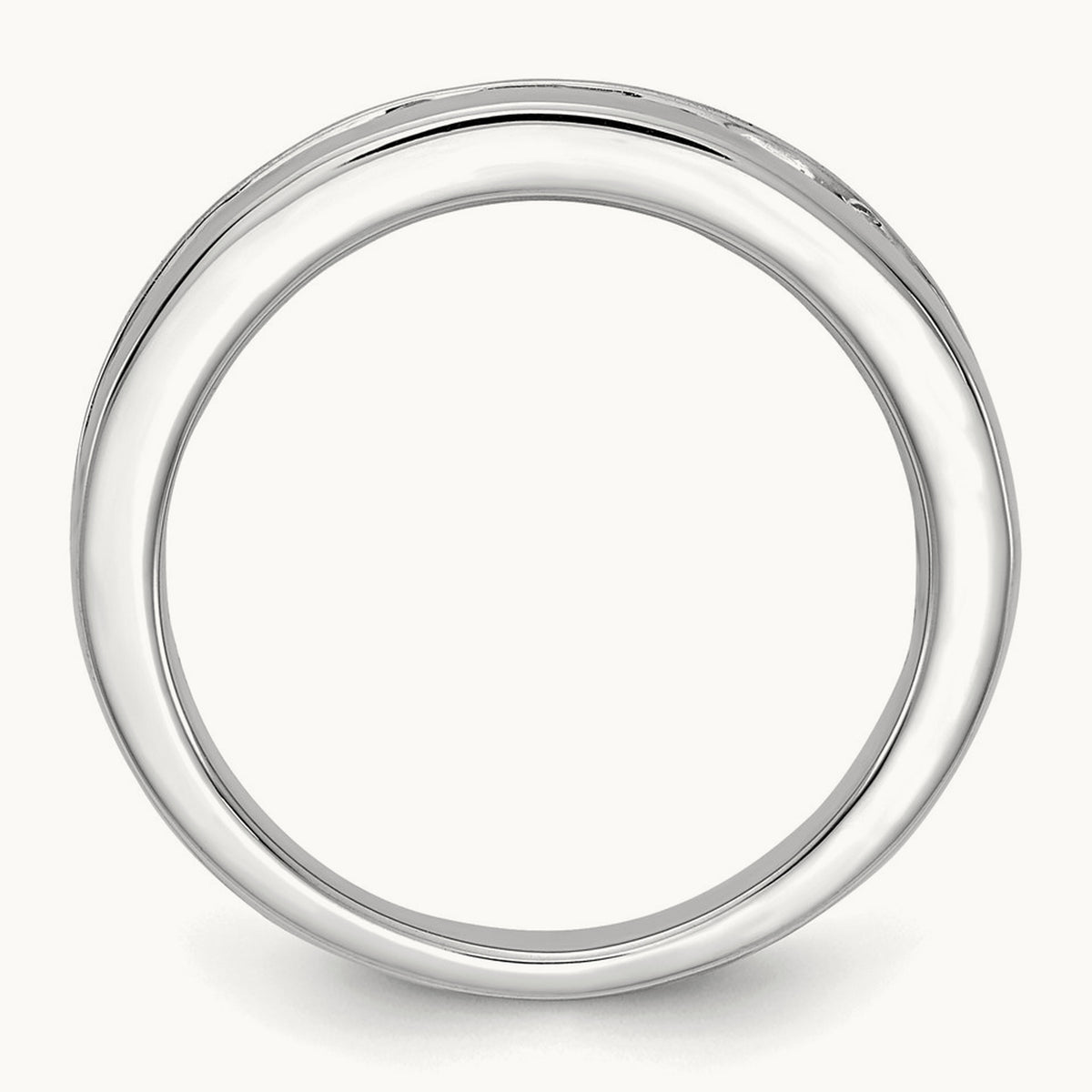 Channel Set Band, 0.10-1.00 ct tw Lab-Grown Diamond — 1 ct, 14K White Gold