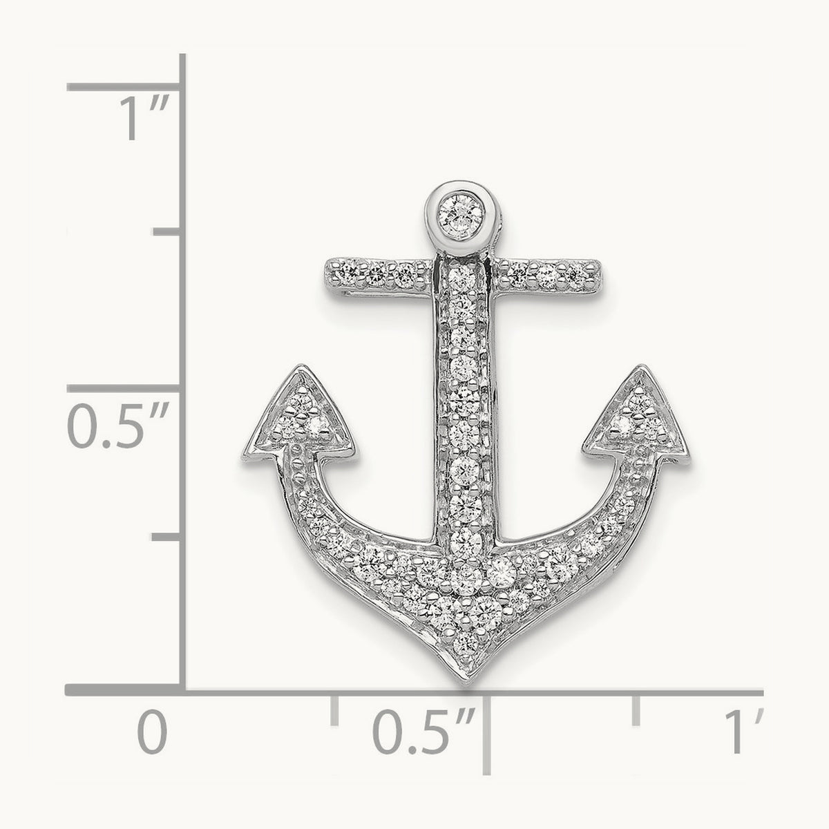 Diamond Anchor Chain Slide — 21.5mm
