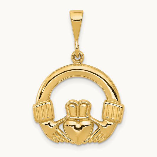 Claddagh Pendant, 14K