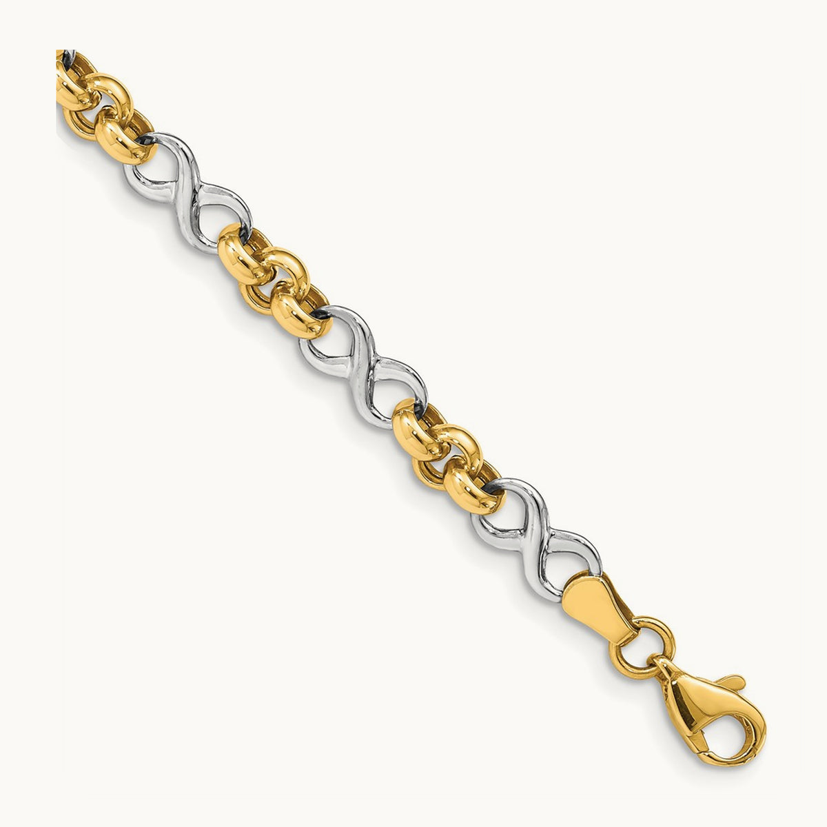 Infinity Bracelet, 14K Two-tone