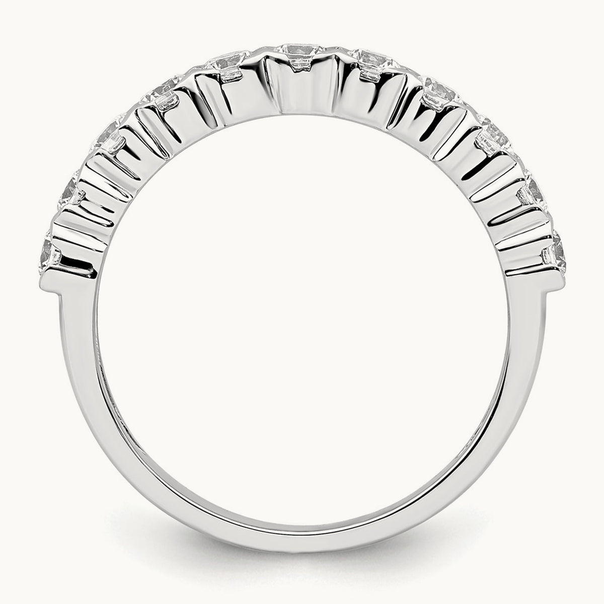 11 Stone Band, 0.75 ct tw Lab-Grown Diamond
