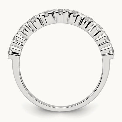 11 Stone Band, 0.75 ct tw Lab-Grown Diamond