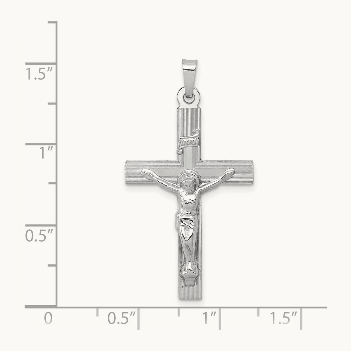 INRI Crucifix Charm — 37mm