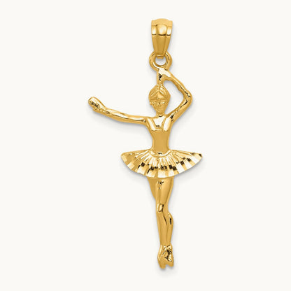 Ballerina Pendant, 14K