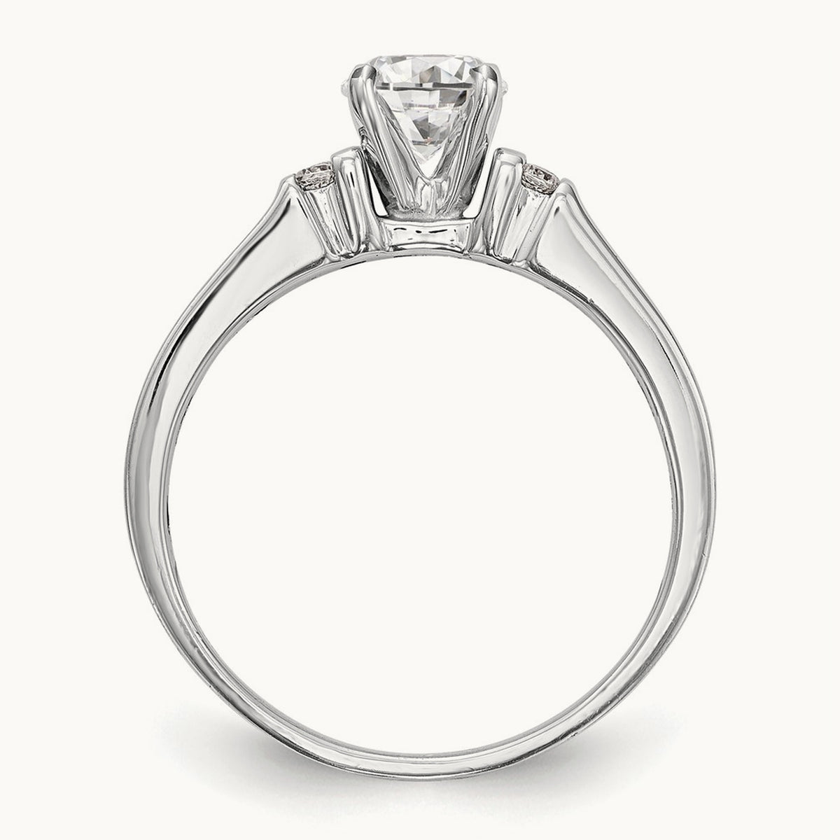 Peg Set Engagement Ring Mounting