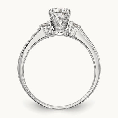 Peg Set Engagement Ring Mounting