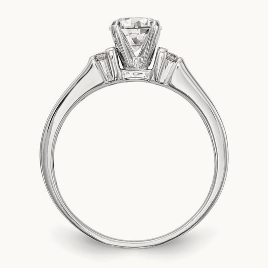 Peg Set Engagement Ring Mounting