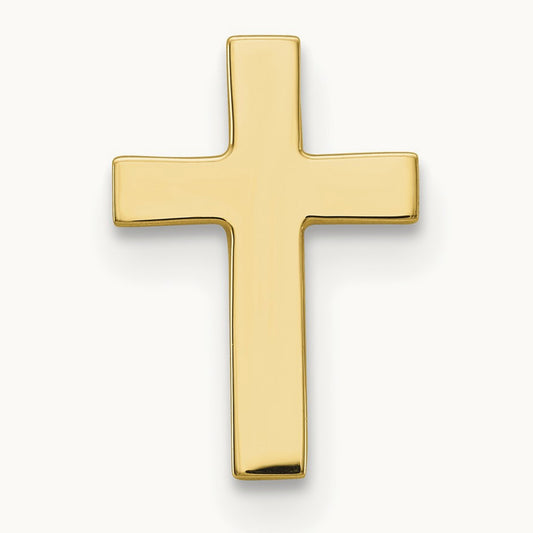 Polished Cross Tie Tac — photo set