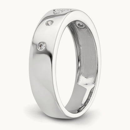 Diamond Womens Complete Wedding Band — photo set