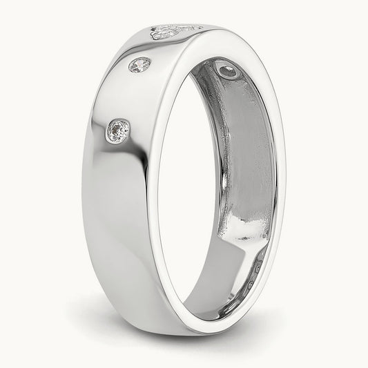 Diamond Womens Complete Wedding Band — photo set