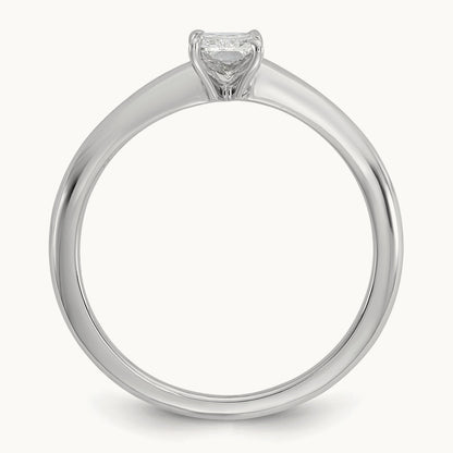Radiant Solitaire Engagement Ring, 0.50-5.00 ct tw Lab-Grown Diamond — 1/2 ct, 14K White Gold