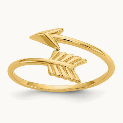 Polished Arrow Ring, 14K