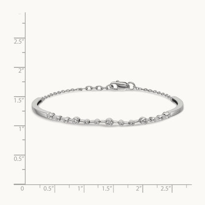 Diamond Bangle Bracelet — photo set