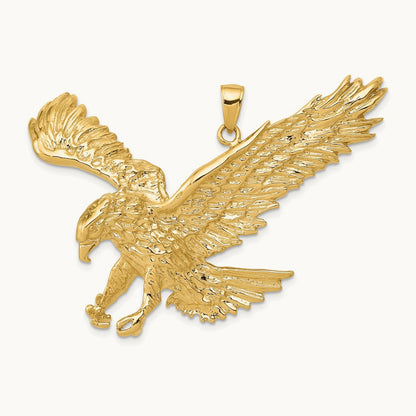 Solid Polished Eagle Pendant — photo set