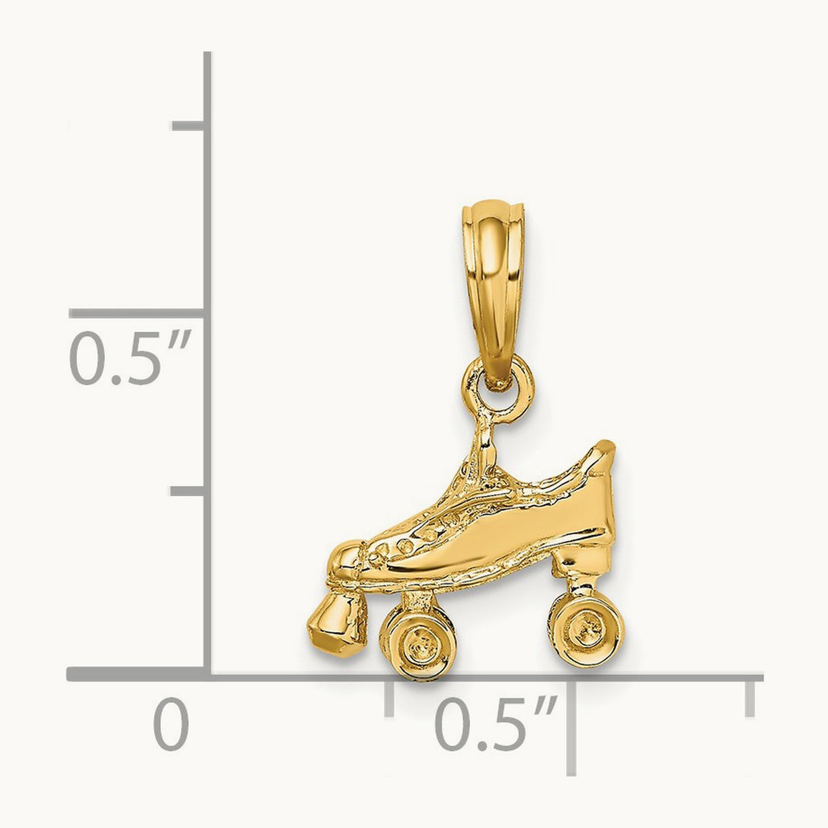 3-D Roller Skate Charm — photo set