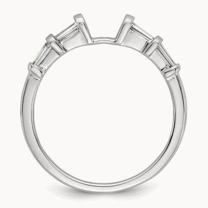 Peg Set Semi-Mount Engagement Ring, 0.50 ct tw