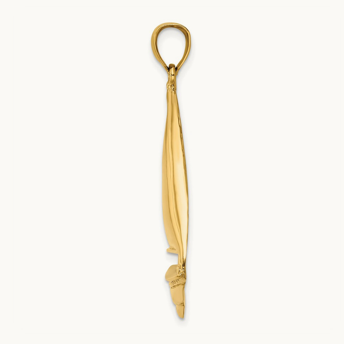 Polished Sailboat Charm — 39.9mm