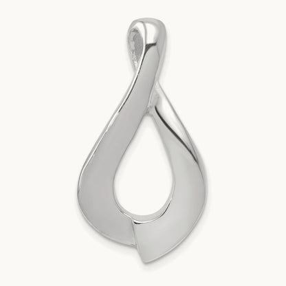 Slide, 14K White Gold