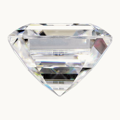 Asscher True Light G-H-I Moissanite, 6mm