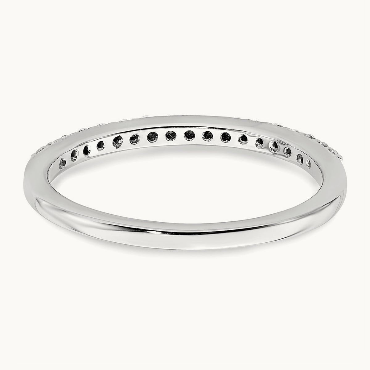 Diamond Band, 14K White Gold
