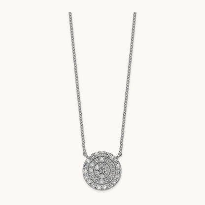 Heart Cluster Necklace, 0.75 ct tw Lab-Grown Diamond