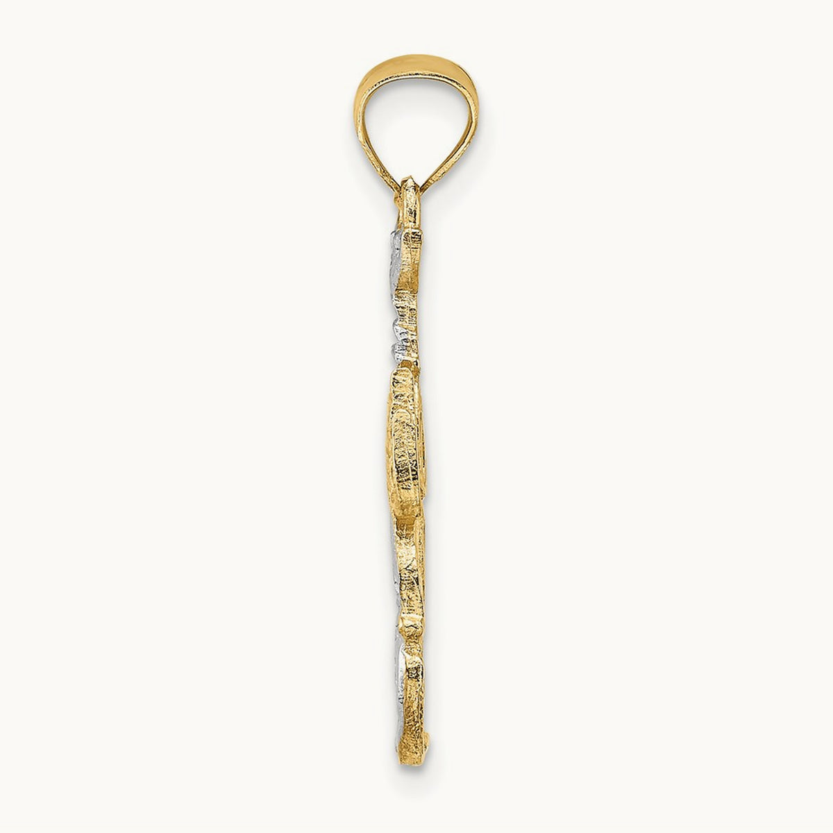 Lobster Charm, 14K with White Rhodium