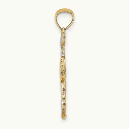 Lobster Charm, 14K with White Rhodium