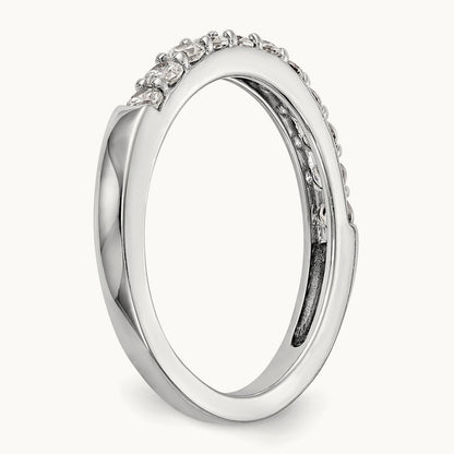Diamond Wedding Band, 14K White Gold