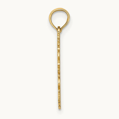 100% GEMINI Zodiac Charm — 14K Yellow Gold
