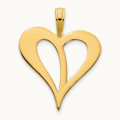 Open Heart Pendant — 25.35mm