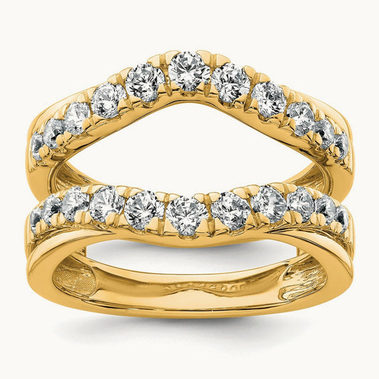 Ring Guard, 1.25 ct tw Lab-Grown Diamond — 14K Yellow Gold